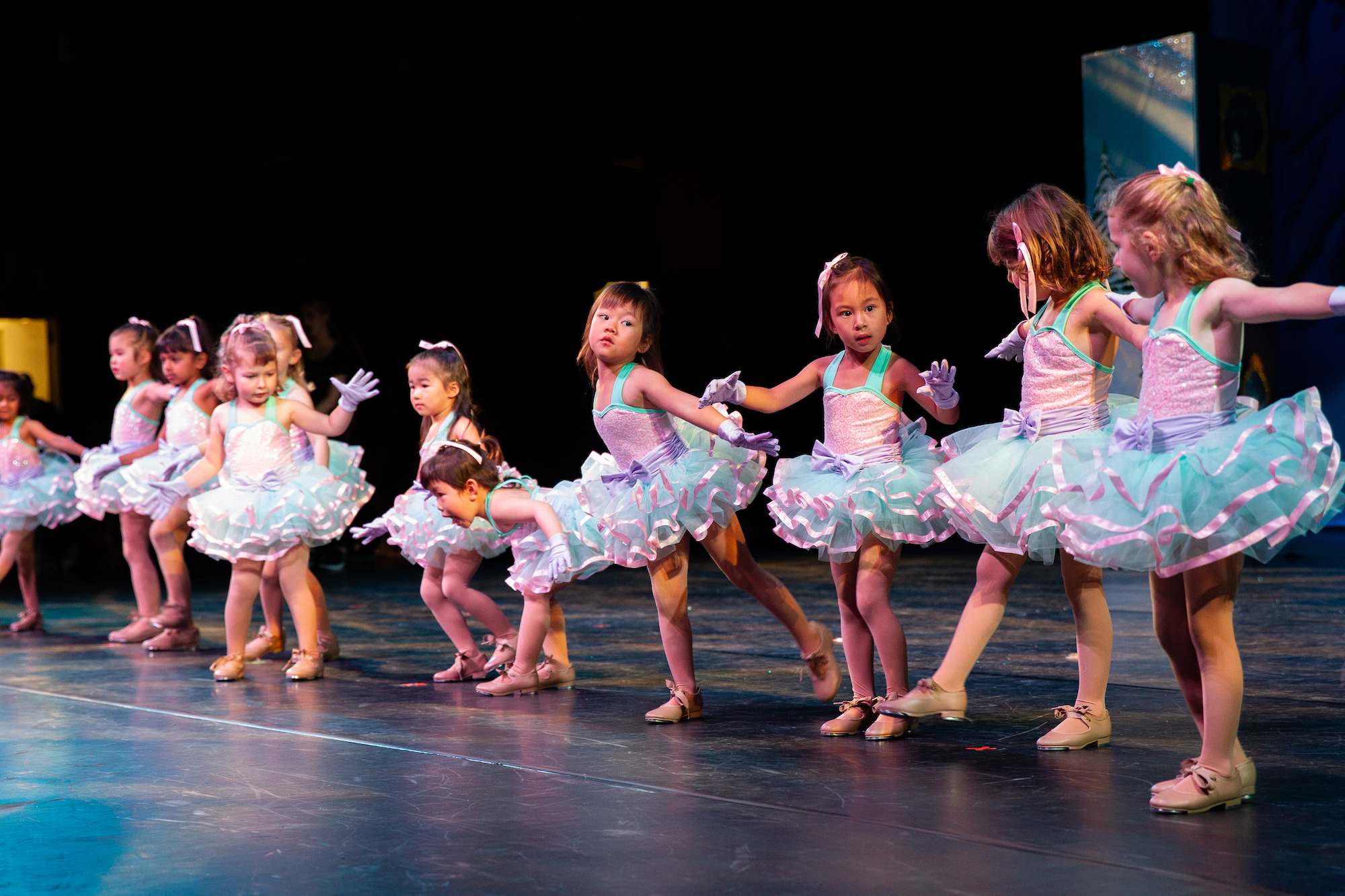 little dancers at frozen recital