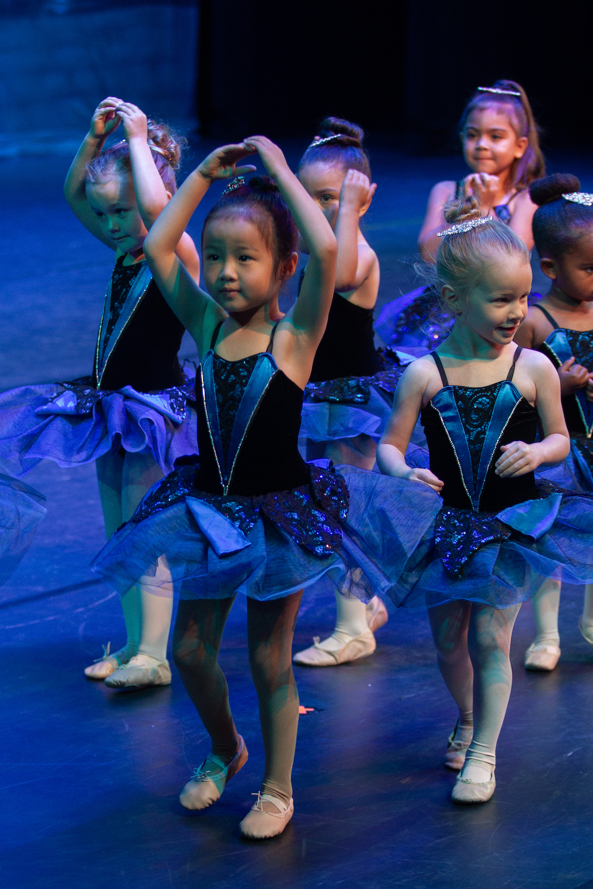 little ballerinas at frozen show